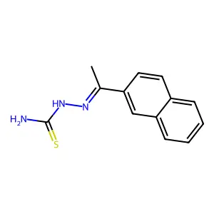 Hydrazinecarbothioamide, 2-[1-(2-naphthalenyl)ethylidene]- structure