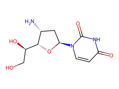 3NH-D-arab-ddU deriv. structure
