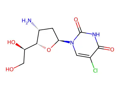 3NH-D-arab-ddU deriv. structure