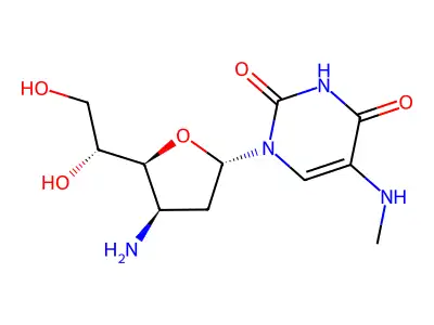 3NH-D-arab-ddT deriv. structure