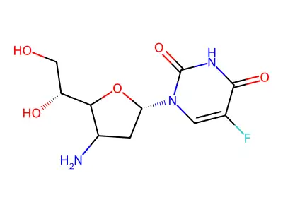 3NH-D-ribo-ddT deriv. structure