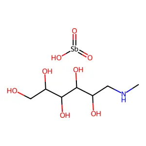Meglumine Antimoniate structure