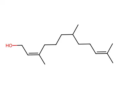 3,7,11-Trimethyldodeca-2,10-dien-1-ol structure