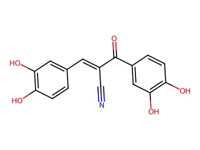 2-(3,4-Dihydroxybenzoyl)-3-(3,4-dihydroxyphenyl)prop-2-enenitrile structure