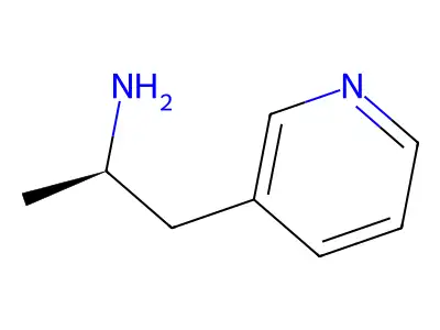 1-(Pyridin-3-yl)propan-2-amine structure