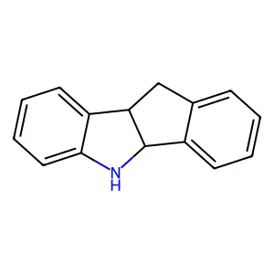 4b,5,9b,10-Tetrahydroindeno(1,2-b)indole structure