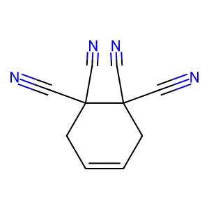 4-Cyclohexene-1,1,2,2-tetracarbonitrile structure