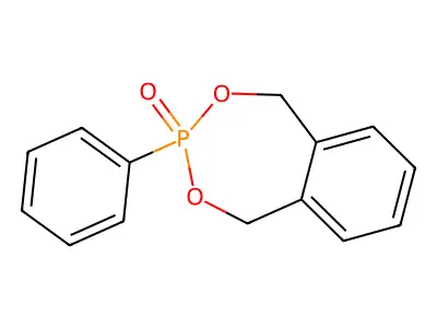 2,4,3-Benzodioxaphosphepin, 1,5-dihydro-3-phenyl-, 3-oxide structure