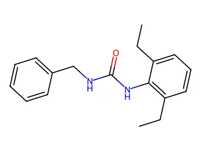1-Benzyl-3-(2,6-diethylphenyl)urea structure