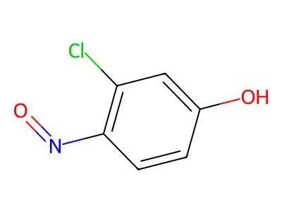 3-Chloro-4-nitrosophenol structure