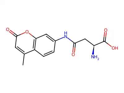 H-Asp(Amc)-OH structure