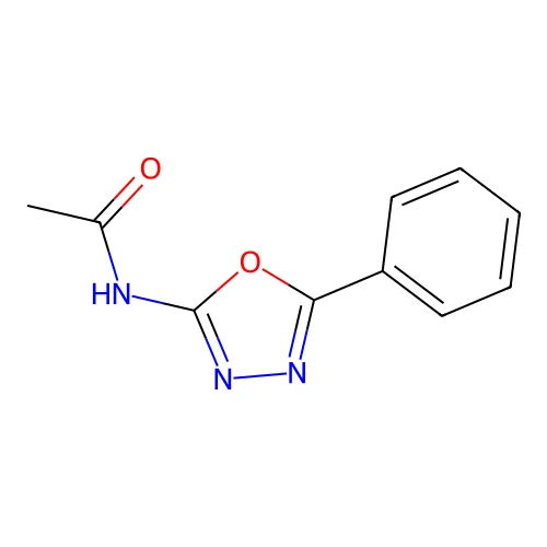 N-(5-Phenyl-1,3,4-oxadiazol-2-yl)acetamide structure
