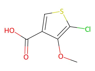 5-Chloro-4-methoxythiophene-3-carboxylic acid structure