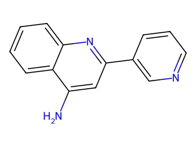 4-Quinolinamine, 2-(3-pyridinyl)- structure