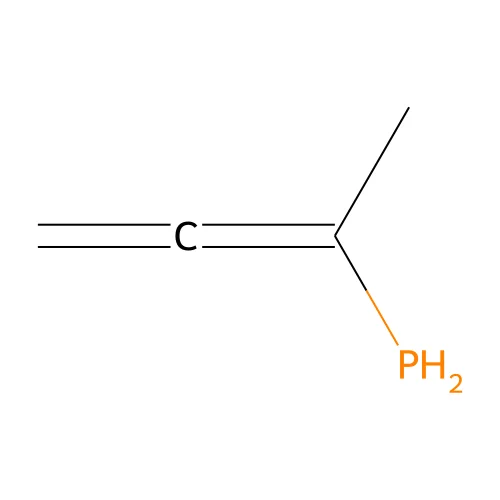 Phosphine, (1-methyl-1,2-propadienyl)- structure
