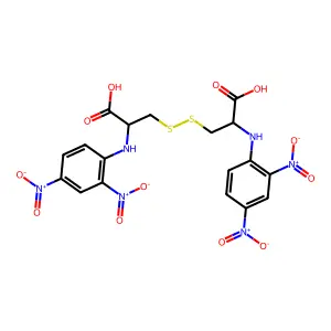 2,4-Dinitrophenylcysteinyl disulfide structure