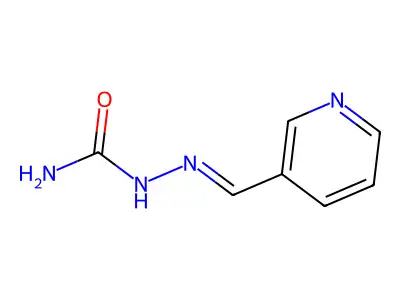 2-(3-Pyridinylmethylene)hydrazinecarboxamide structure