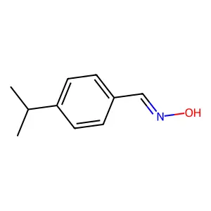 4-(1-Methylethyl)benzaldehyde oxime structure