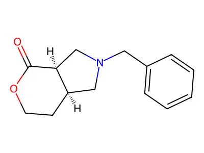 2-Benzylhexahydropyrano[3,4-c]pyrrol-4(2H)-one structure