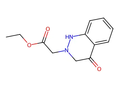 2(1H)-Cinnolineacetic acid, 3,4-dihydro-4-oxo-, ethyl ester structure