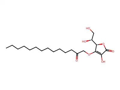 3-O-Dodecylcarbomethylascorbic acid structure