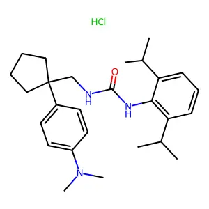 Nevanimibe hydrochloride structure