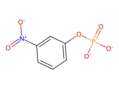 3-Nitrophenyl dihydrogen phosphate structure