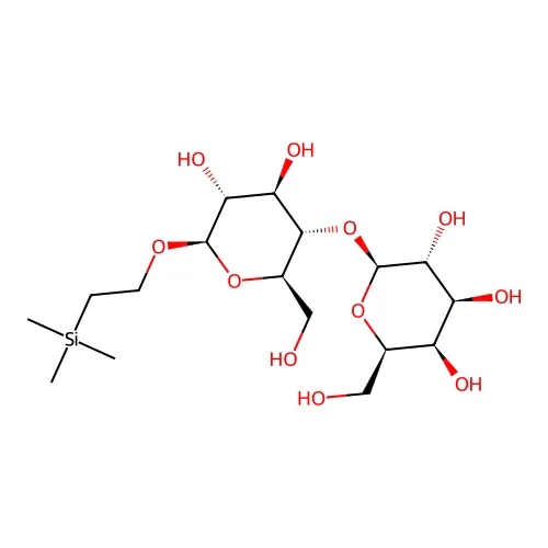 2-(Trimethylsilyl)ethyl lactoside structure