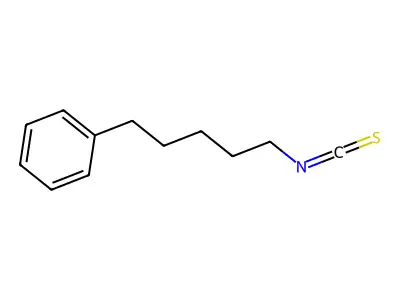 5-Phenylpentyl isothiocyanate structure
