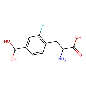 4-Borono-2-fluoro-L-phenylalanine structure