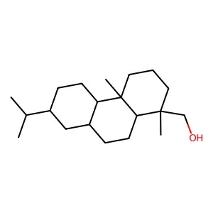 Tetrahydroabietyl alcohol structure