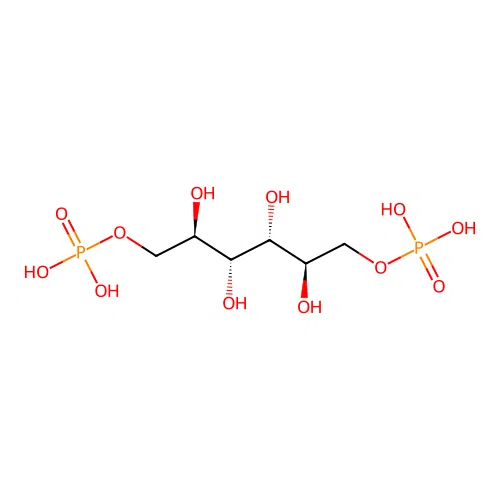 Mannitol-1,6-bis-phosphate structure