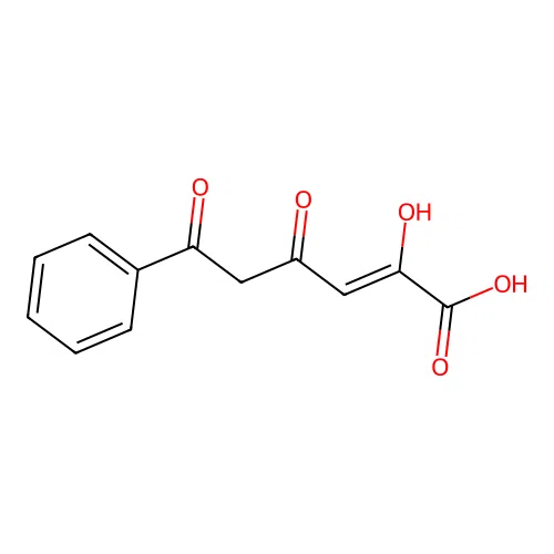 2-Hexenoic acid, 6-phenyl-2-hydroxy-4,6-dioxo- structure