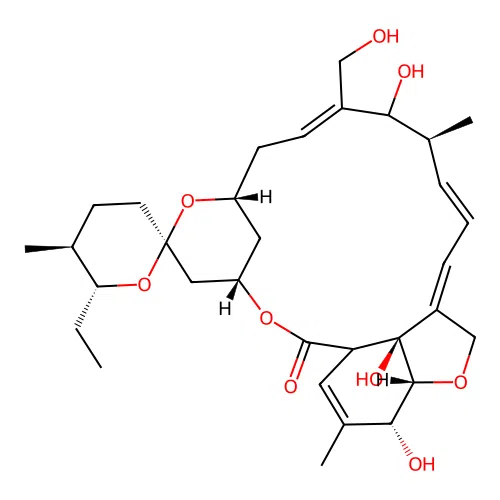 13,29-Dihydroxymilbemycin A4 structure