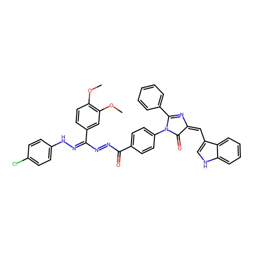 C40H30ClN7O4 structure