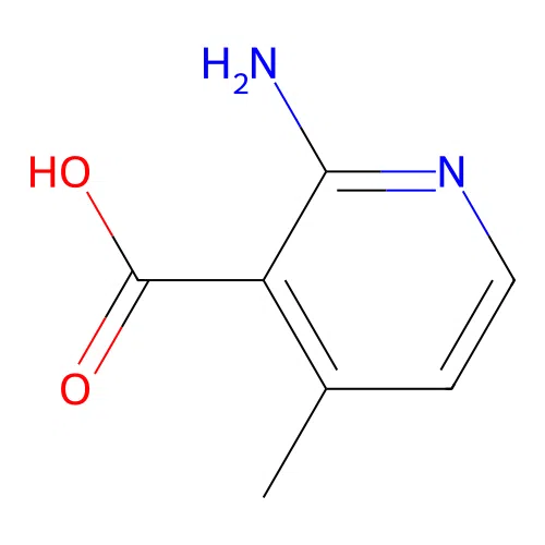 2-Amino-4-methylpyridine-3-carboxylic acid structure