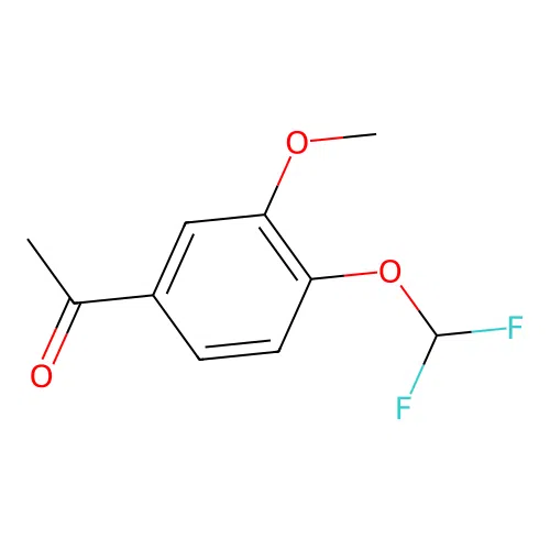1-(4-(Difluoromethoxy)-3-methoxyphenyl)ethan-1-one structure