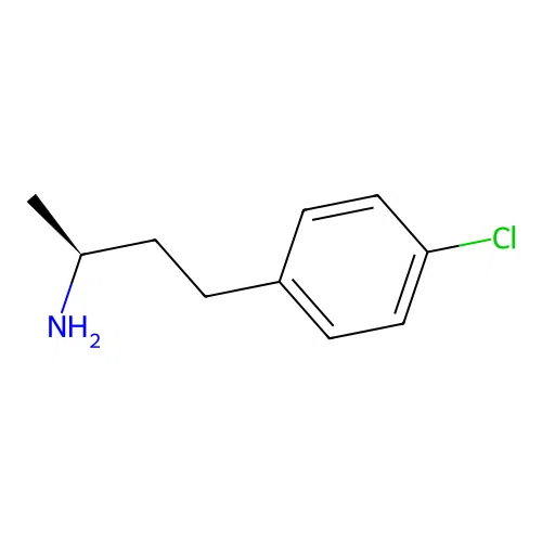 (2S)-4-(4-chlorophenyl)butan-2-amine structure