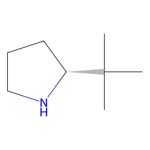(2R)-2-tert-butylpyrrolidine structure