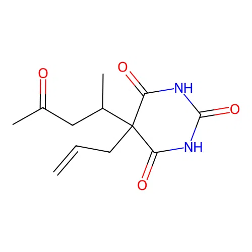 3-Ketoquinalbarbitone structure