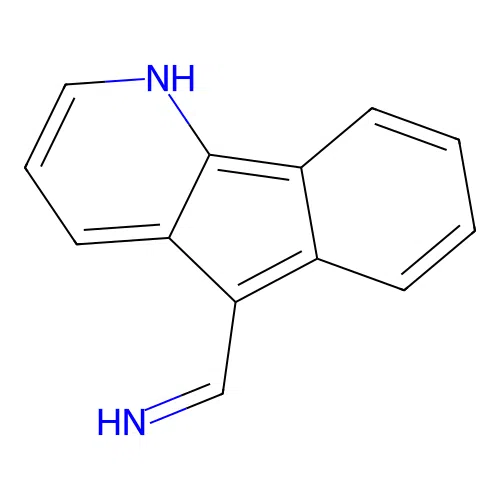 (5H-indeno[1,2-b]pyridin-5-ylidenemethyl)amine structure
