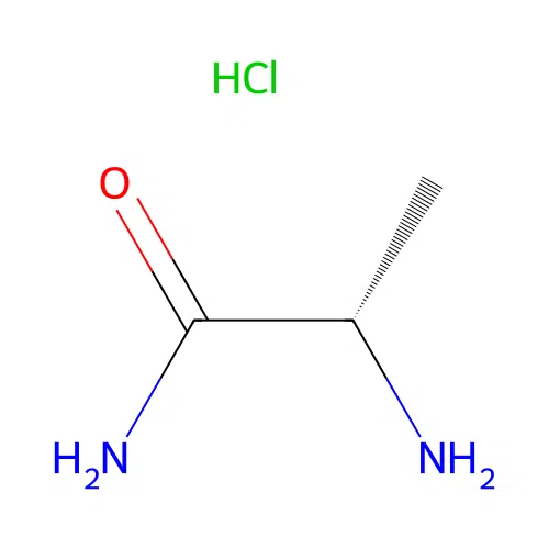 (S)-2-aminopropanamide hydrochloride structure