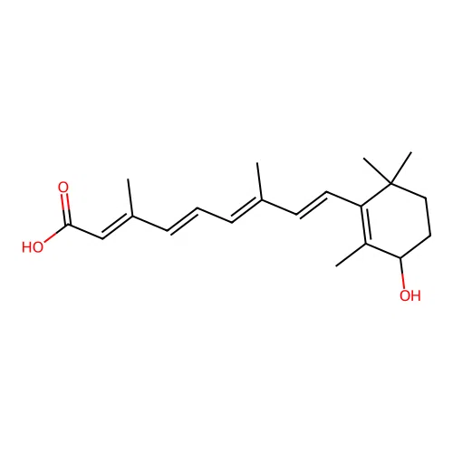 4-Hydroxyretinoic acid structure