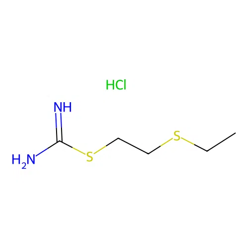 2-(Ethylthio)ethyl carbamimidothioate hydrochloride structure
