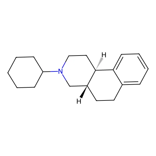 3-Cyclohexyl-1,2,3,4,4a,5,6,10b-octahydrobenz(f)isoquinoline structure