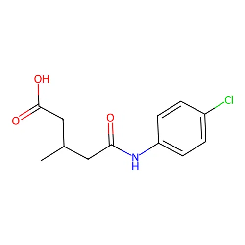 5-(4-Chloroanilino)-3-methyl-5-oxopentanoic acid structure