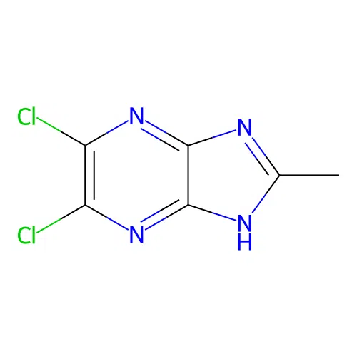 5,6-dichloro-2-methyl-1H-imidazo[4,5-b]pyrazine structure