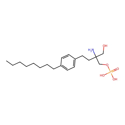 Fingolimod phosphate structure