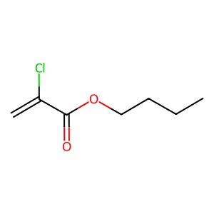 Butyl 2-chloroacrylate structure