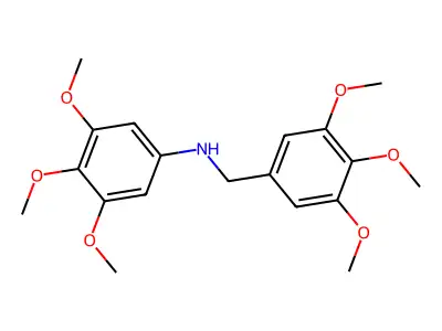 3,4,5-Trimethoxy-N-(3,4,5-trimethoxybenzyl)aniline structure
